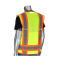 Veste de sécurité haute visibilité ANSI Classe 2 Jaune Surveyors Tech Vest Hi Viz avec bandes et bandes réfléchissantes bicolores